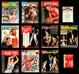 1950s Basketball Magazine Collection with Chamberlain, Cousy and Oscar Robinson Covers (12 Different)
