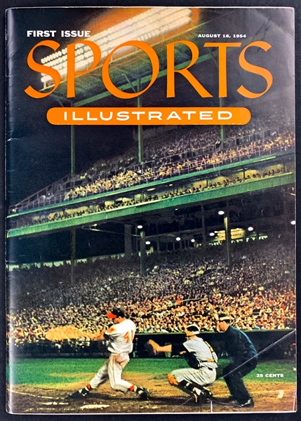 1954 <em>Sports Illustrated</em> First Issue with Original Pictorial Mailing Envelope – Dick Perez Collection