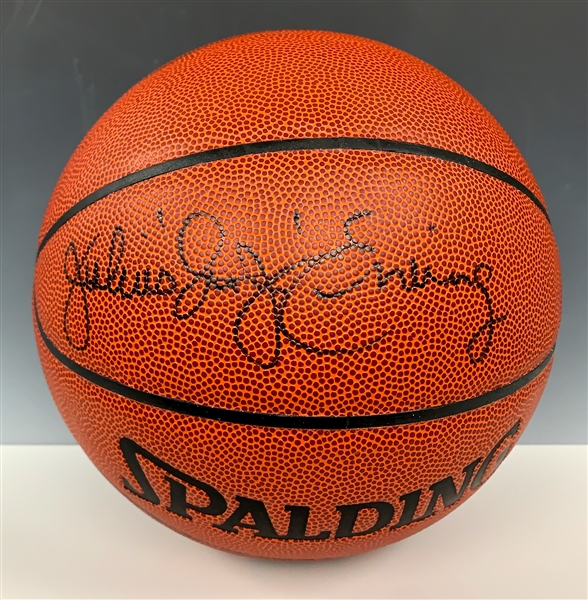 Julius Erving “Dr. J” Signed Spalding NBA Basketball (BAS)