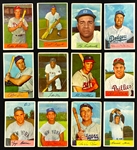 1954 Bowman Complete Set (224) Incl. #65 Mickey Mantle - SGC FR 1.5