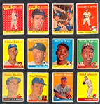 1958 Topps Baseball Complete Set (494) Plus Contest Cards
