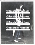 Elvis Presley Performing Original News Service Photo Published August 8, 1956 