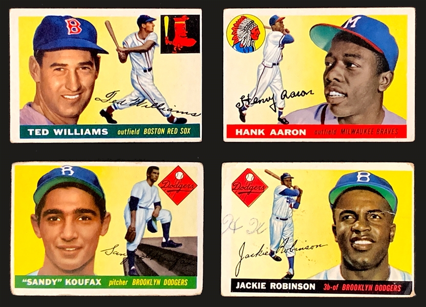 1955 Topps Complete Set (206) 