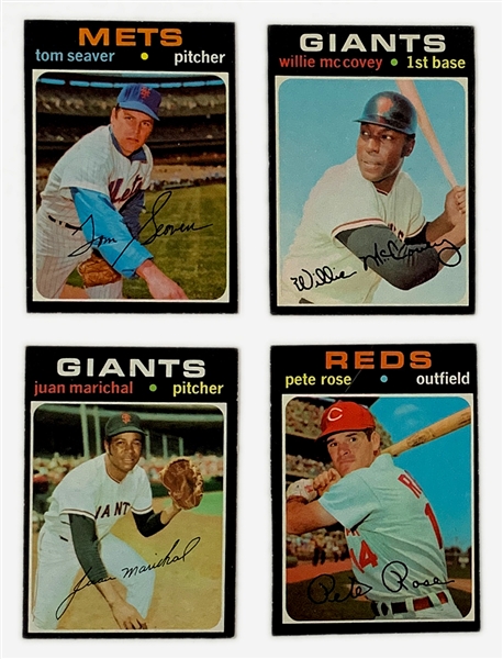 1971 Topps Collection (192) Including Seaver, Rose and Some Duplication