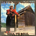 Stevie Ray Vaughn Signed 1985 LP <em>Soul to Soul</em> (BAS)