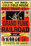 Grand Funk Railroad Band-Signed Concert Poster – Mark Farner, Don Brewer and Mel Schacher (BAS)