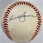 New York Yankee Greats Signed Baseball with Hank Bauer, Moose Skowron, Tom Tresh and Johnny Blanchard (BAS)