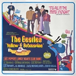 1968 <em>Yellow Submarine</em> Six Sheet Movie Poster – The Beatles – Linen Backed!