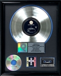 RIAA 9X Platinum Record Award for Guns N Roses 1987 LP <em>Appetite for Destruction</em> - “Presented to Guns N Roses” - Certified in 1993