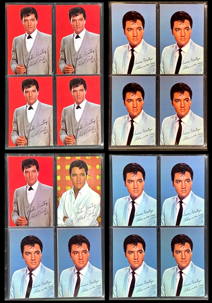 Group of 42 Elvis Presley 1967-69 Christmas and Easter Postcards