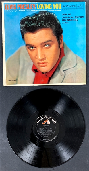 1964 Elvis Presley Wrong Outer Sleeve Variation of RCA Victor LP of <em>Loving You</em> Soundtrack – RARE!