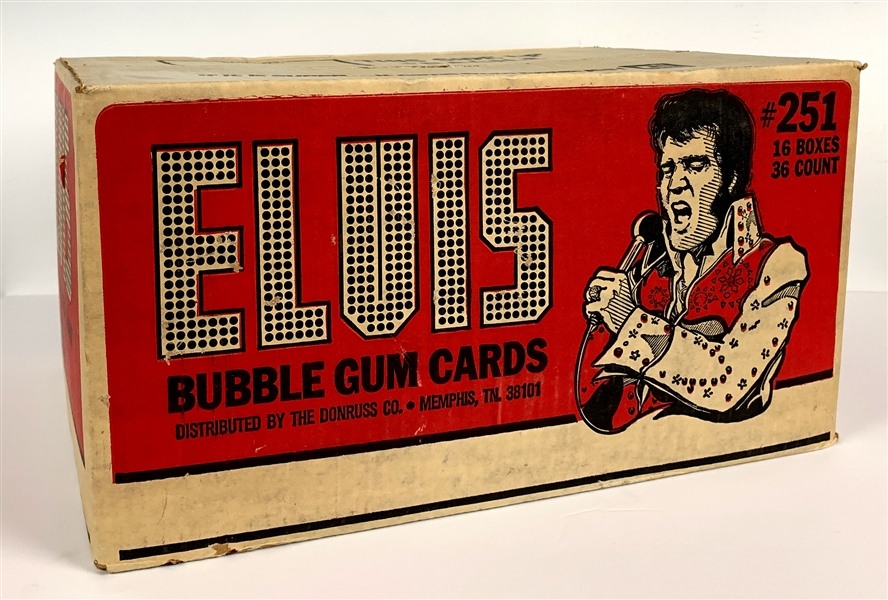 1978 Donruss Elvis Presley Factory Sealed Case – Containing 16 Sealed Boxes!