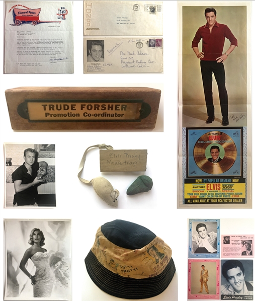 Elvis Presleys Hollywood Office Collection from the Trude Forsher Collection – 27 Pieces!