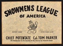 Trude Forsher’s Personal “Snowmens League of America” Certificate, Membership Card and Related Documents (5 Pieces)– From the Trude Forsher Archive