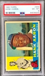 1960 Topps #300 Hank Aaron – PSA EX-MT 6