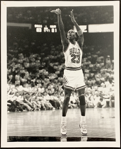 1988-89 Michael Jordan Original Photograph from <em>Time/Life</em> Courtside Photographer Stephen Green