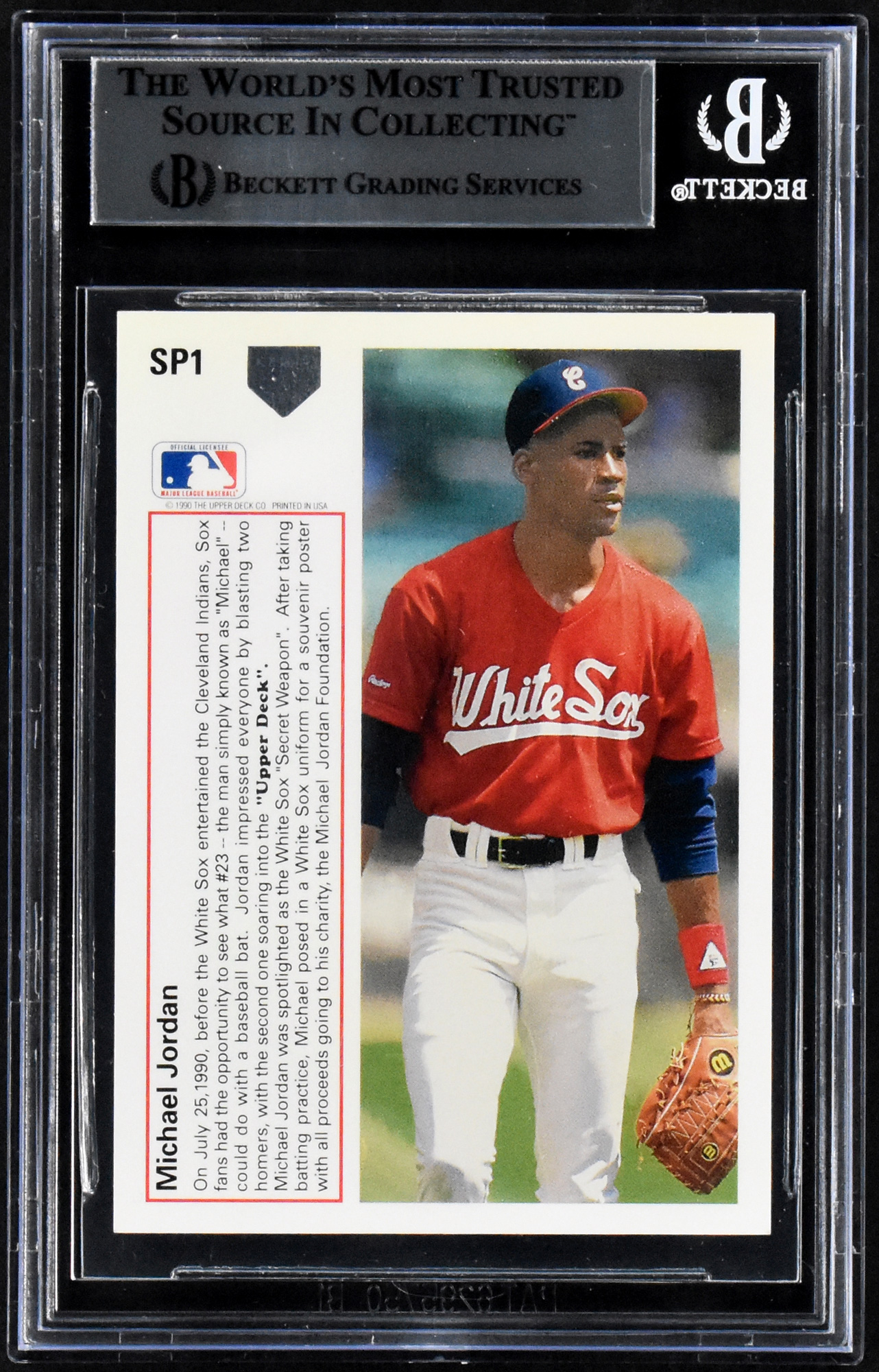 2001 Upper Deck SP Top Prospects Game Used Bat #B-MJ Michael Jordan  Baseball Card at 's Sports Collectibles Store