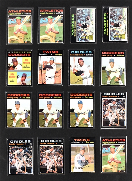 1971 Topps Baseball Collection (797) with Many Hall of Famers