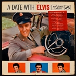 Group of Three Earlier Pressings of Elvis Presley LPs Incl. <em>Elvis</em> (1956), <em>Loving You</em> (1957) and <em>A Date with Elvis</em> (1960)