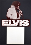 Elvis Presley Record Rack Backer Store Display Promoting his 1971 LP <em>I Got Lucky</em> - High Grade Example
