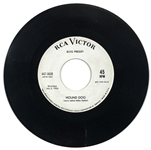 1964 Elvis Presley RCA Victor White Label “Not For Sale” 45 RPM Single “Hound Dog” / “Don’t Be Cruel”