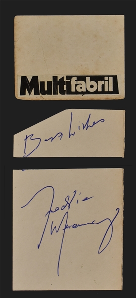 1981 Freddie Mercury Cut Signature (BAS)