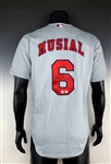 Stan Musial Signed St. Louis Cardinals #6 Jersey (BAS)