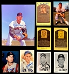Hall of Famer and Superstars Signed Yellow Hall of Fame Plaques and Photos (9)