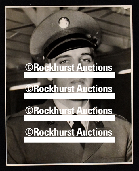 1958-60 Elvis Presley U.S. Army Collection Incl. Spectacular 8x10 Photo, Telegram and Other Photographs and Ephemera (18 Pieces Total)