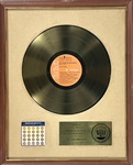 RIAA Gold Record Award for Elvis Presley’s 1970 LP <em>Worldwide 50 Gold Award Hits, Vol. 1</em> - "To Elvis Presley" - Certified in 1973 - White Linen Matte Style