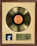 RIAA Gold Record Award for Elvis Presley’s 1970 LP <em>Elvis – Thats the Way It Is</em> - "To Elvis Presley" - Certified in 1973 - White Linen Matte Style