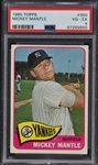 1965 Topps Baseball #350 Mickey Mantle – PSA VG-EX 4