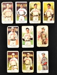1908-1910 E91-B and E91-C American Caramel Collection of 10 Incl. Eddie Collins