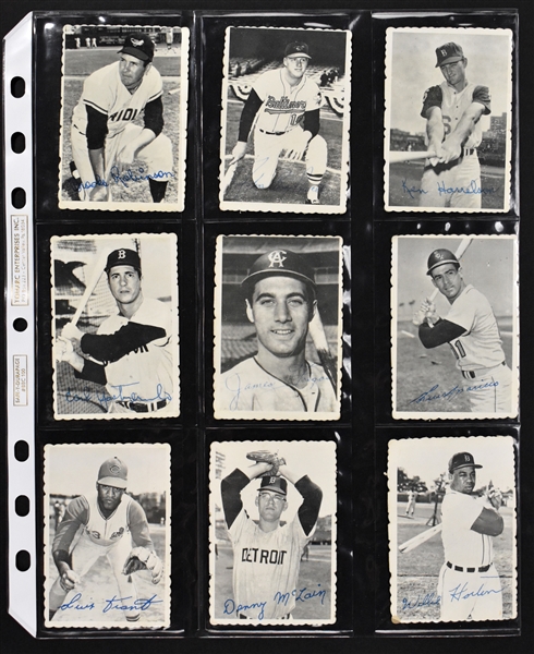 1969 Topps Baseball Deckle Edge Complete Set (33)