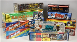 1990-1999 Topps Factory Sealed Complete Sets Plus One Classic Best Minor League Sealed Set (10 Total) 