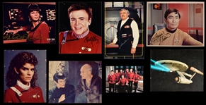 <em>Star Trek</em> Signed Photo Collection (8) Incl. Nichelle Nichols and George Takei (BAS)
