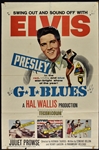 1960 <em>G.I. Blues</em> One Sheet Movie Poster – Starring Elvis Presley