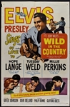 1961 <em>Wild in the Country</em> One Sheet Movie Poster – Starring Elvis Presley