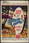 1961 <em>Blue Hawaii</em> One Sheet Movie Poster – Starring Elvis Presley