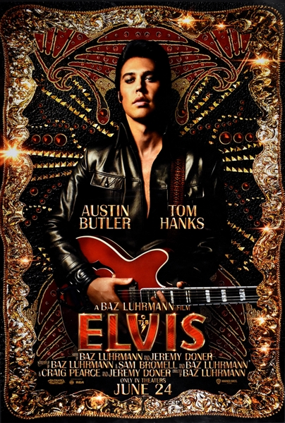 2022 <em>ELVIS</em> Double-Sided Advance One Sheet Movie Poster - Starring Austin Butler and Tom Hanks