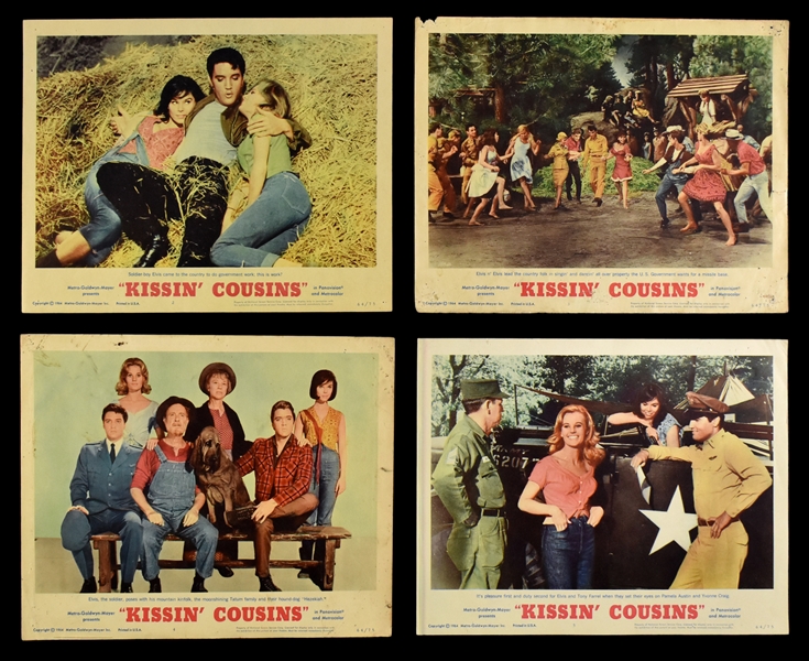 1964 <em>Kissin Cousins</em> Complete Set of 8 Lobby Cards – Starring Elvis Presley