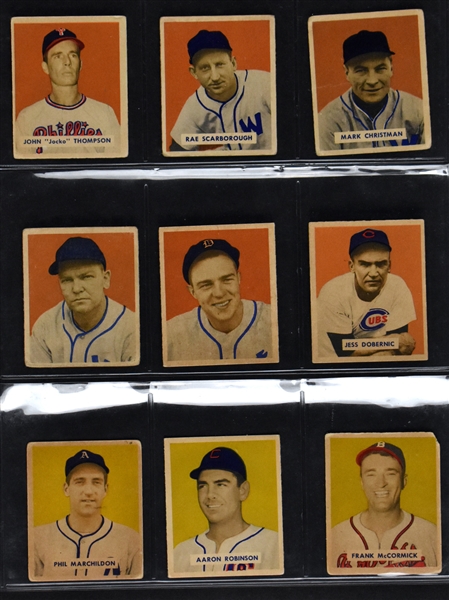 1949-1955 Bowman Baseball Card Collection of 188