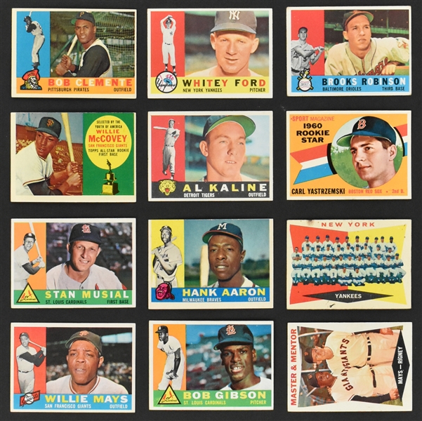 1960 Topps Baseball Partial Set (370/572)