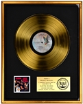 RIAA Gold Record Award for Queens 1974 LP <em>Sheer Heart Attack</em> - “Presented to FREDDIE MERCURY”