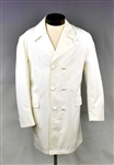Elvis Presley Owned and Worn White Overcoat with Photos of Him Wearing in Las Vegas in 1969! Former Jimmy Velvet Collection