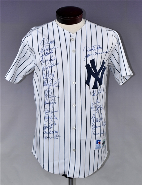 1998 New York Yankees World Series Champions Team Signed David Wells Jersey (BAS)
