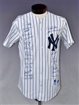 1998 New York Yankees World Series Champions Team Signed David Wells Jersey (BAS)