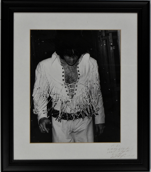 1970s Elvis Presley Oversized Photos by Photographers Ed Bonja and Sean Shaver (4 Different Framed Displays)