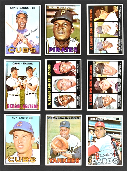 1967 Topps Group of 449 Cards with Duplication