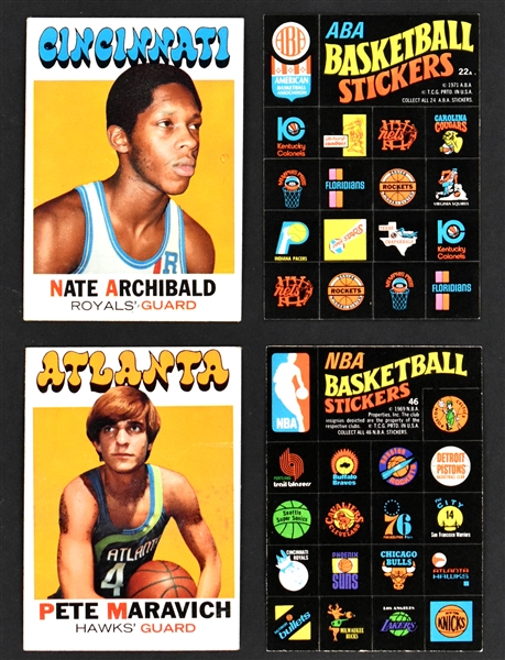 1971-1981 Topps Basketball Collection of 436 Loaded with Hall of Famers